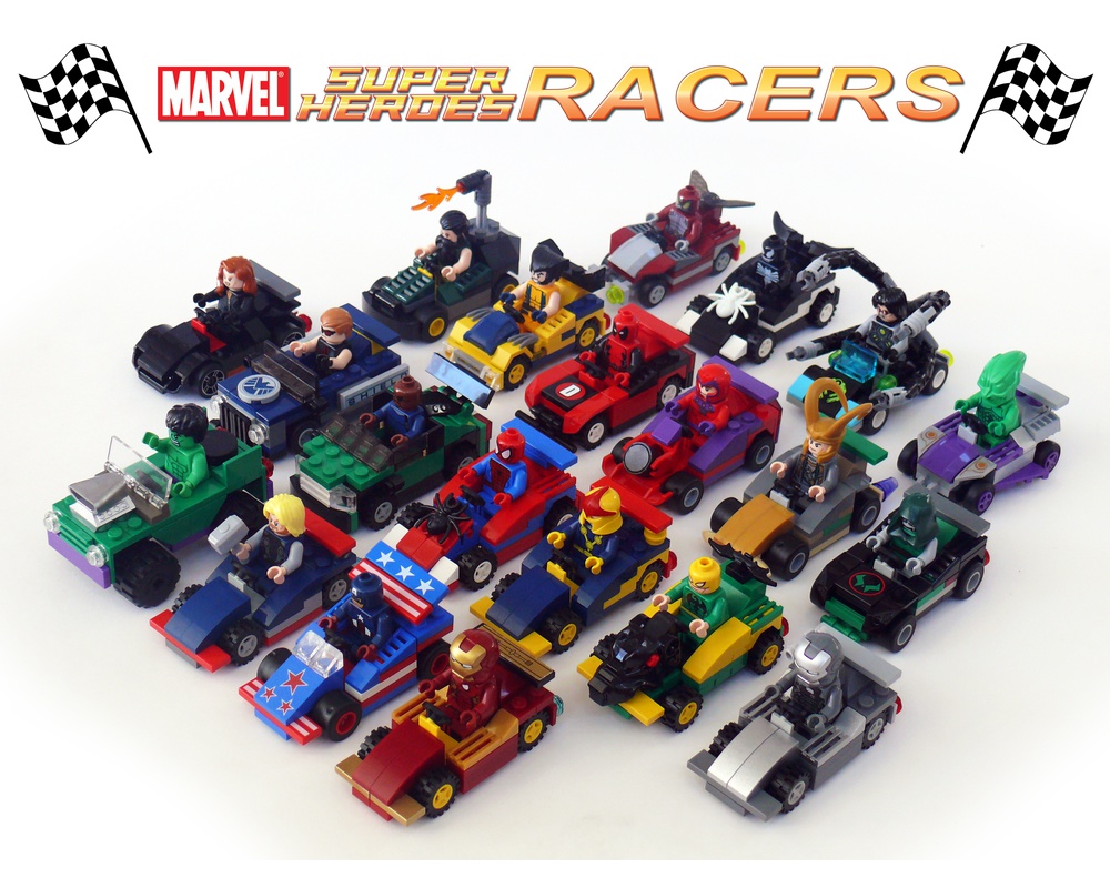 LEGO MOC Marvel Superheroes Racers Bundle by Oky