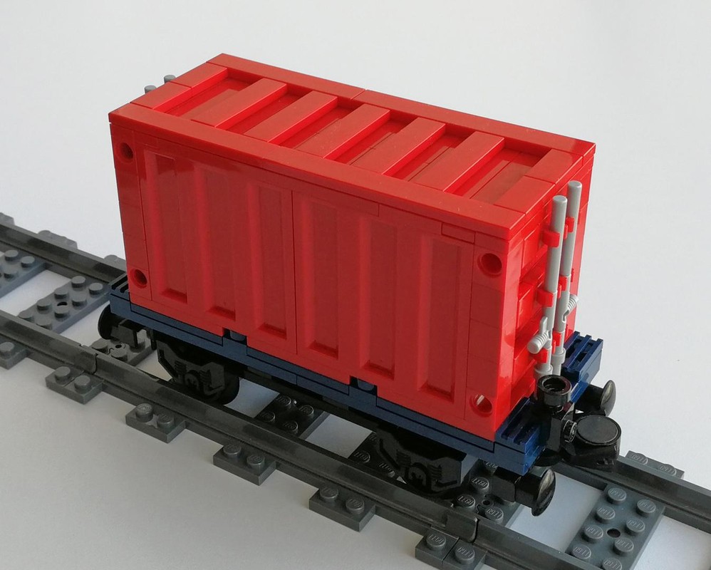 LEGO MOC-266931 Shipping Container & Wagon by Balage64 | Rebrickable ...