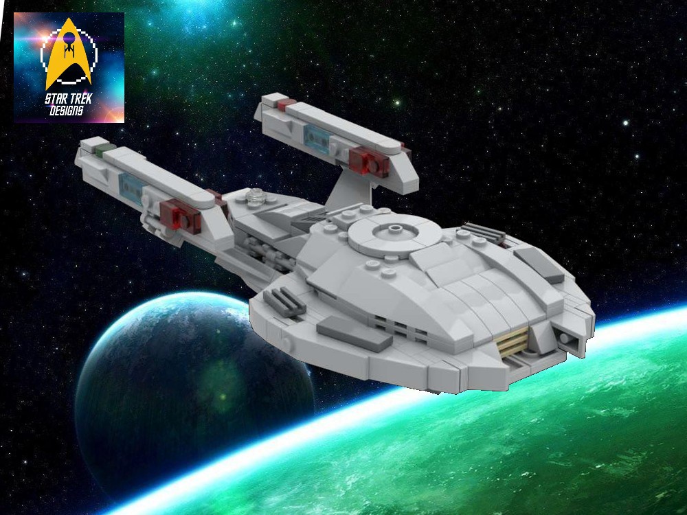 Lego Moc Uss Equinox Ncc Nova Class Federation Starship Star Trek By Startrekdesigns Rebrickable Build With Lego