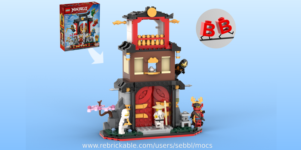 LEGO MOC-267444 71866: Samurai Pagoda by sebbl | Rebrickable