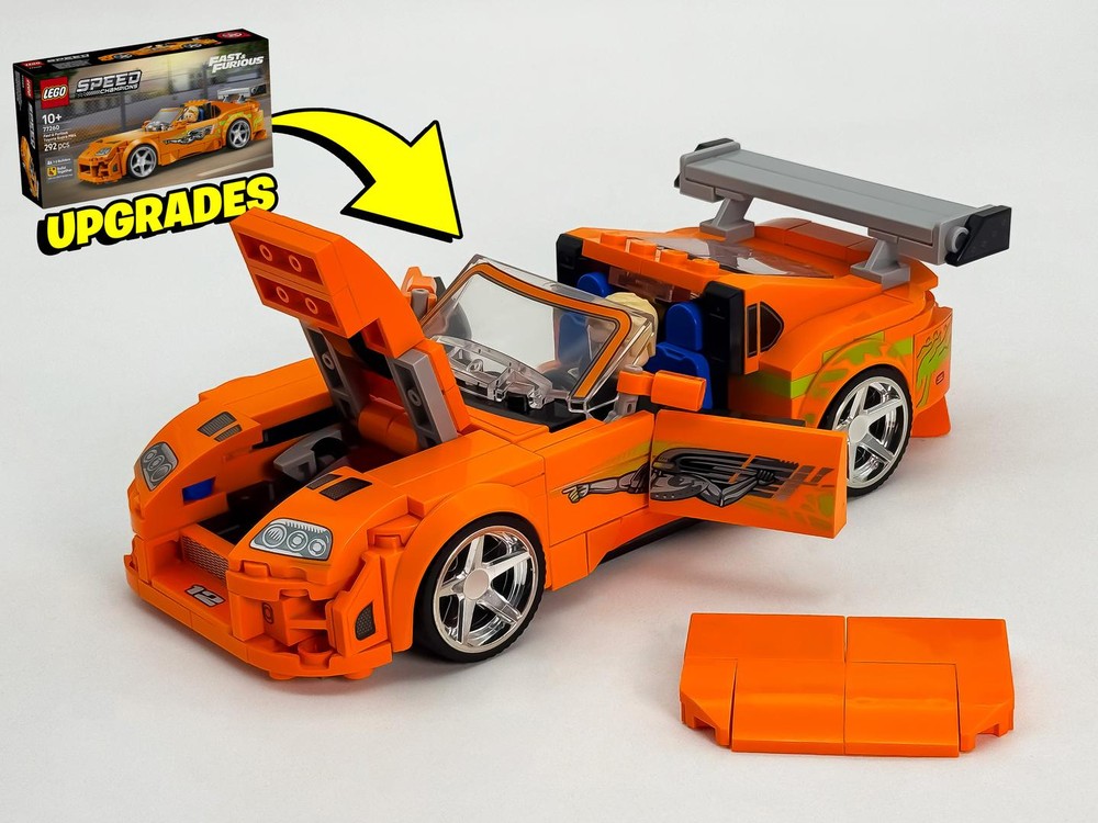 LEGO MOC-267533 Brian's Supra (set 77260) Upgrades by IBrickedItUp