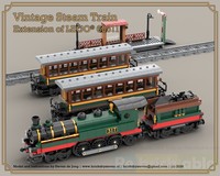 Vintage Steam Train (Extension of set 60511)