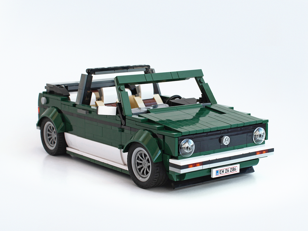 LEGO MOC VW Golf MK1 Cabriolet, PDF Instructions buildme | Rebrickable - Build LEGO