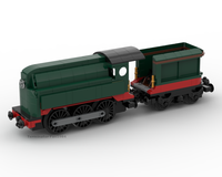 Streamlined Vintage Steam Train