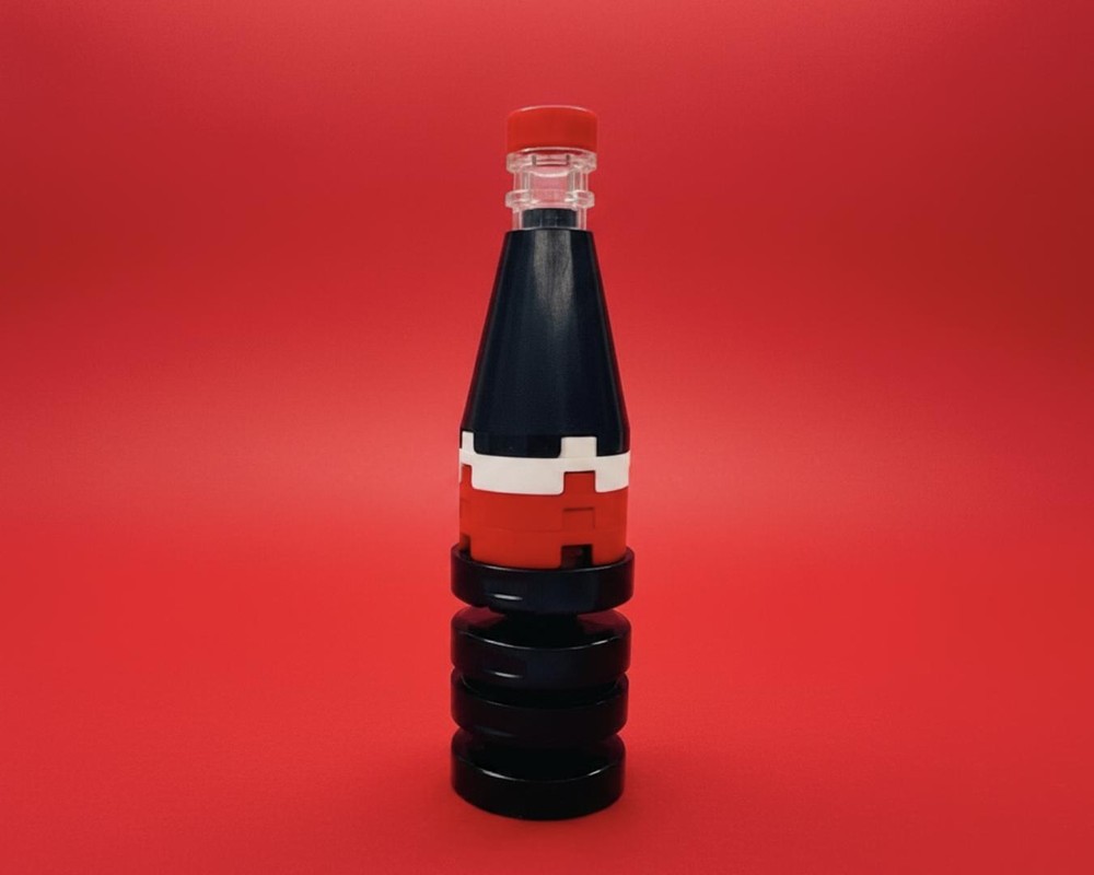 LEGO MOC-267960 Coca-Cola Bottle by Just Build It | Rebrickable - Build ...