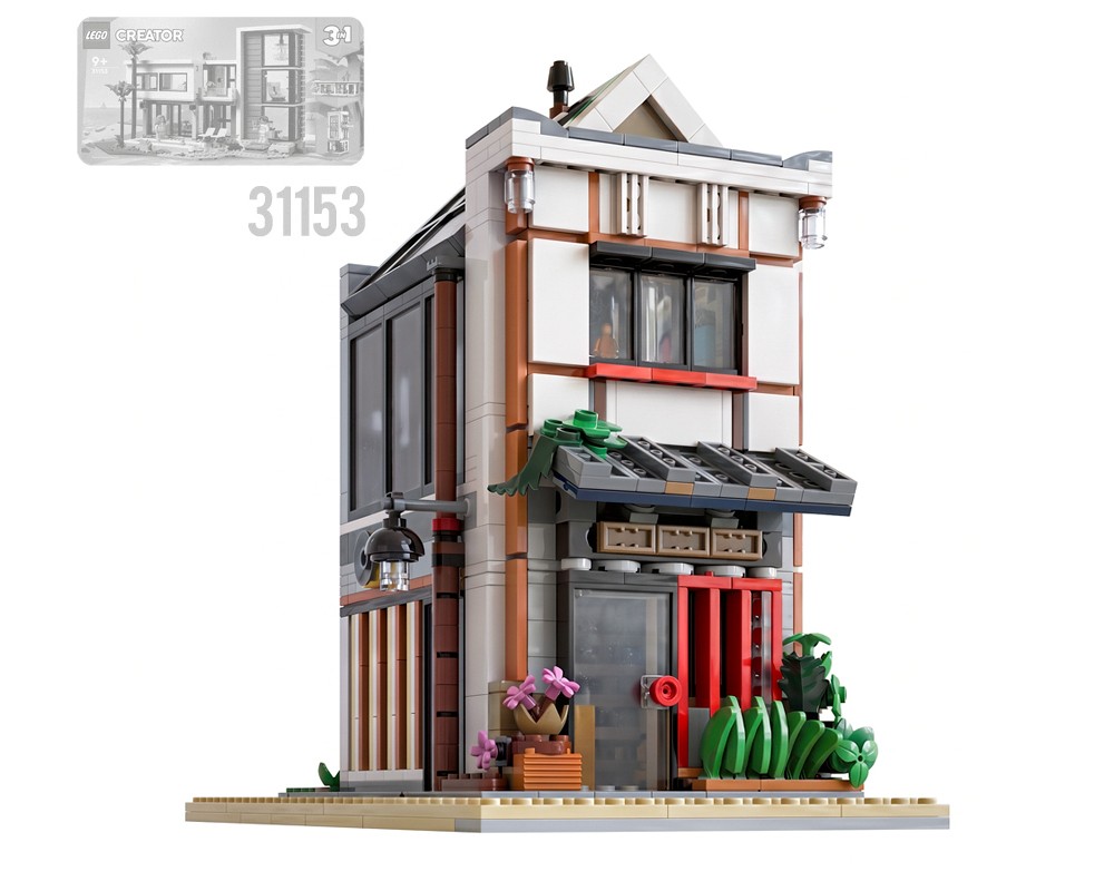 LEGO MOC-268038 Japanese House by BrickAtive | Rebrickable - Build