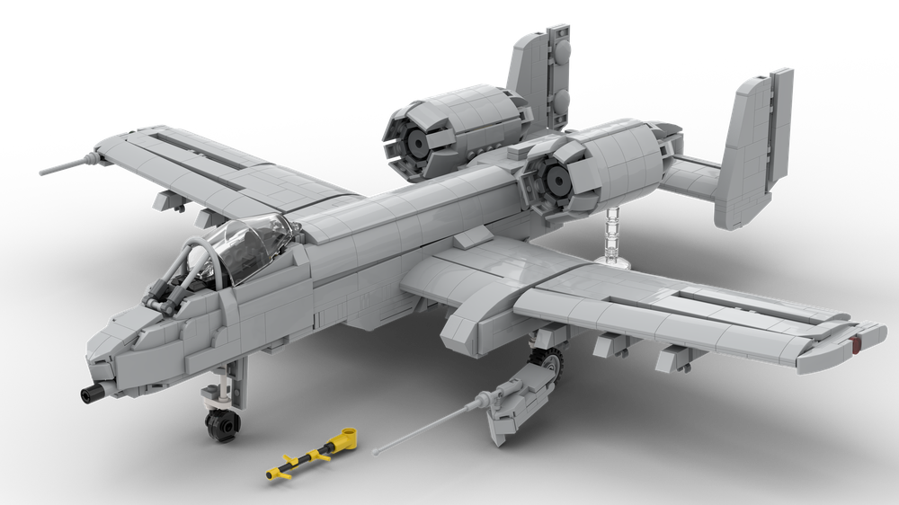 LEGO MOC A-10 Warthog by AsgardianStudio | Rebrickable - Build with LEGO