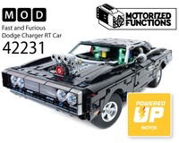42231 Fast and Furious Dodge Charger RT Car RC MOD for Powered Up Mortors