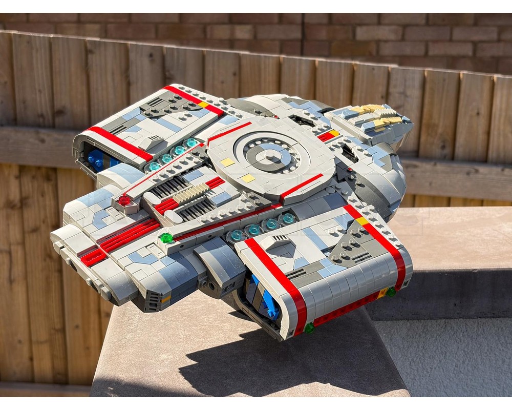 LEGO MOC-268565 Trek: U.S.S. Defiant NX-74205 with Stand by
