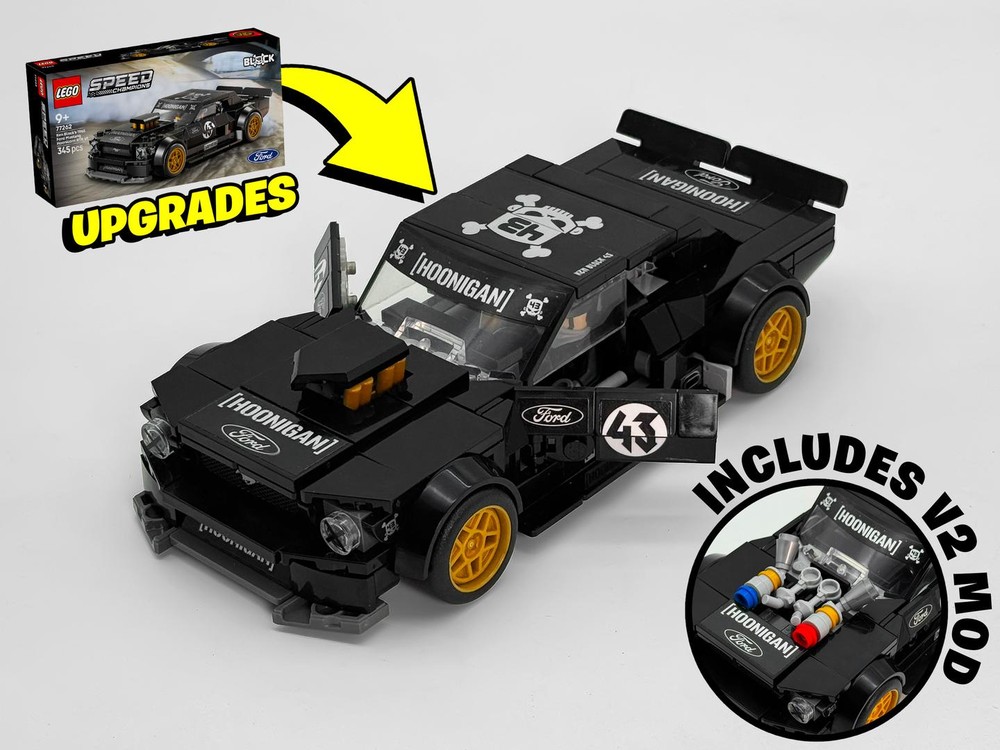 LEGO MOC-268815 Ken Block's Hoonicorn (set 77262) Upgrades by