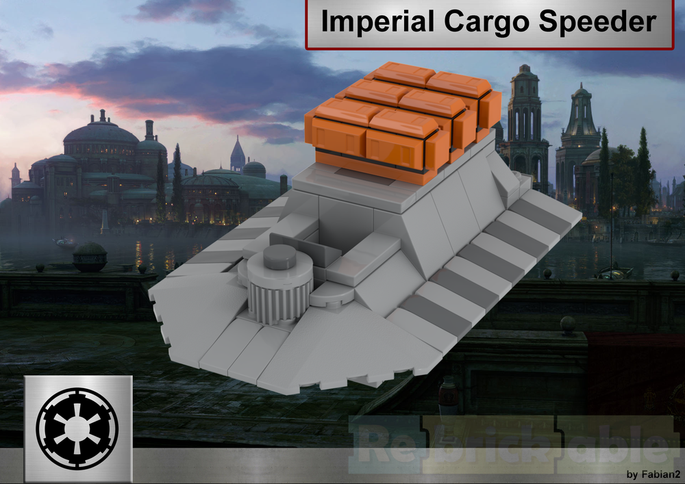 LEGO MOC-269005 Imperial Cargo Speeder by Fabian2 | Rebrickable - Build ...