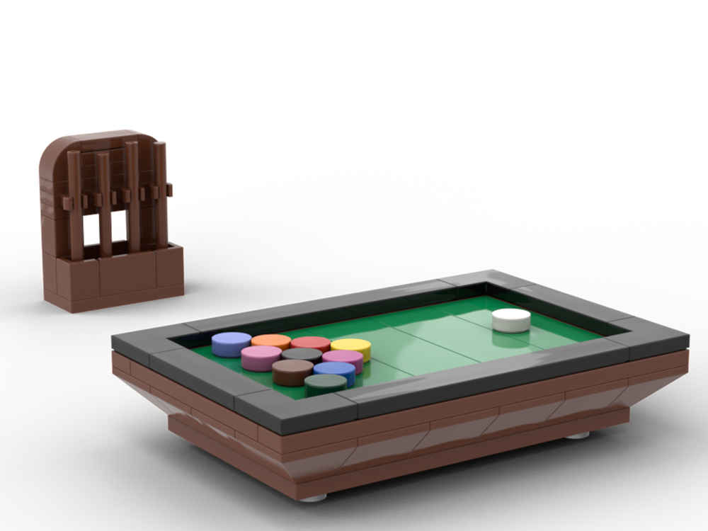 LEGO MOC-269349 Furniture #4 - Pool table by Viernes | Rebrickable ...