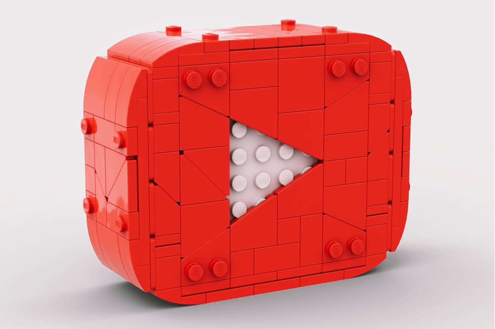 LEGO MOC-269402 YouTube Play Button by SparrowLegs | Rebrickable ...