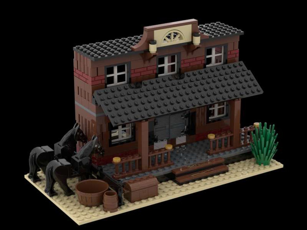 LEGO MOC Saloon by l_hendriksen | Rebrickable - Build with LEGO