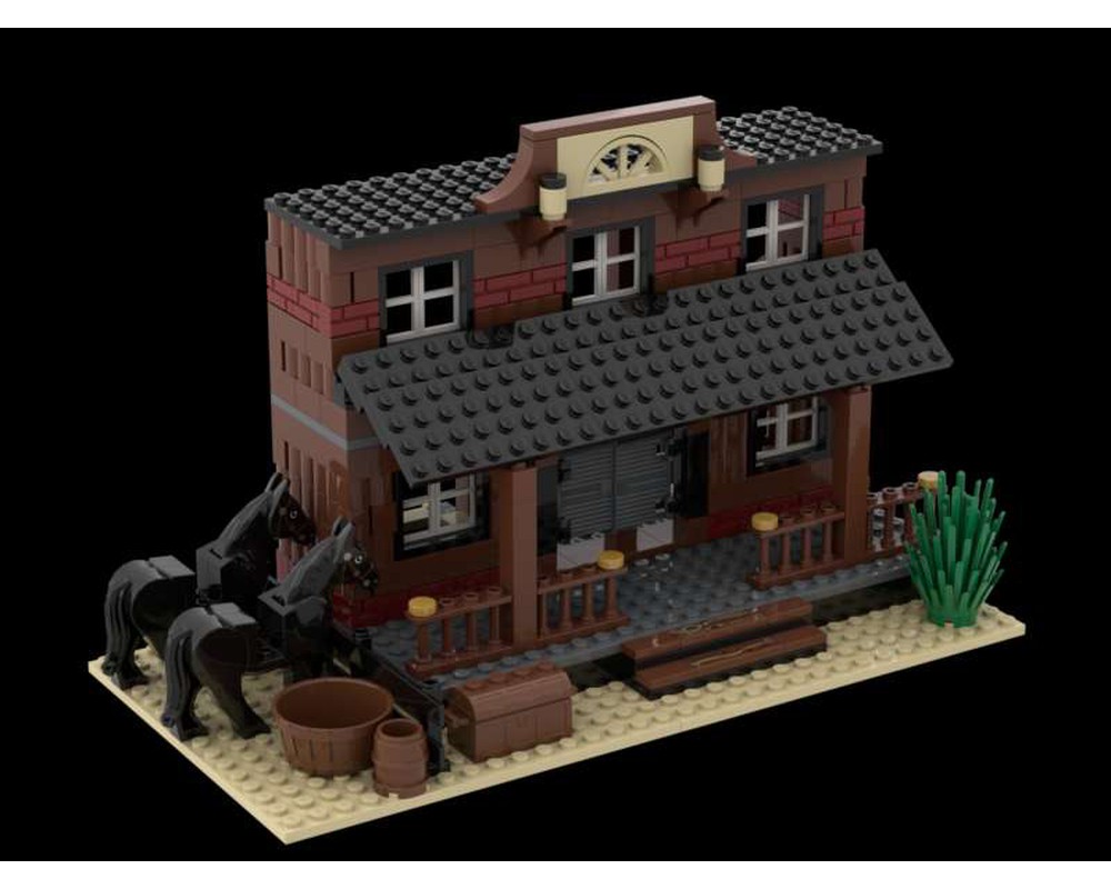 LEGO MOC Saloon by l_hendriksen | Rebrickable - Build with LEGO