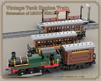 Vintage Tank Engine Train (Extension of LEGO 60511)