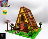 A-Frame Cabin Alternate build of 5x 42682