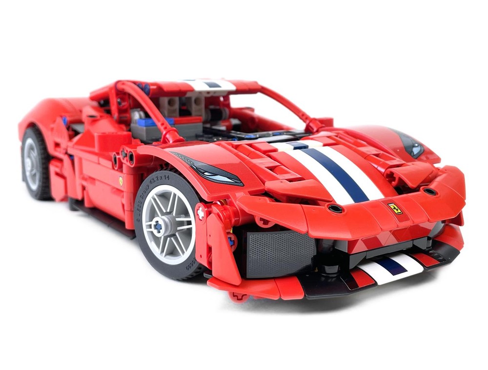 LEGO MOC-271403 42235 페라리 488 Pista RC MOD for Power Function