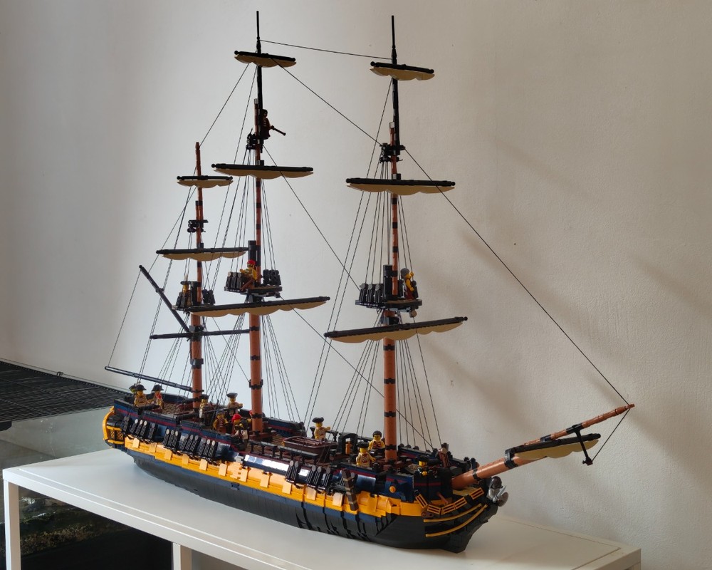 LEGO MOC-271756 HMS Surprise by MrGreen69666 | Rebrickable - Build