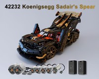 [Full RC] LEGO Technic 42232 Koenigsegg Sadair's Spear with power functions motor