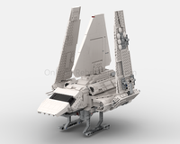 Set 75459 2 X ALT build Bigger Imperial Lamda Class Shuttle.