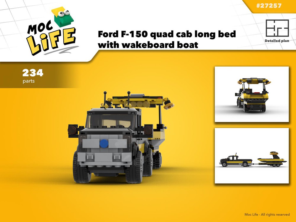 Lego wakeboard hot sale boat