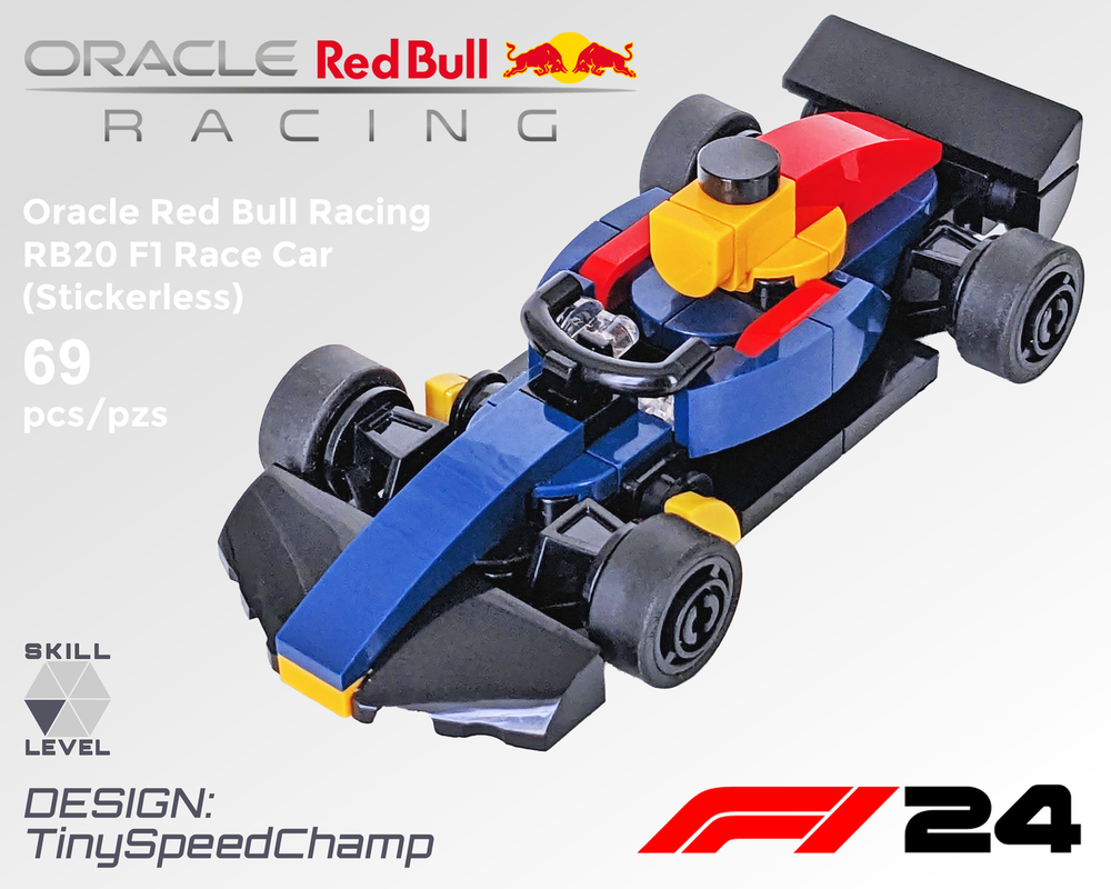 LEGO MOC-272781 Tiny Oracle Red Bull Racing RB20 F1 Race Car ...