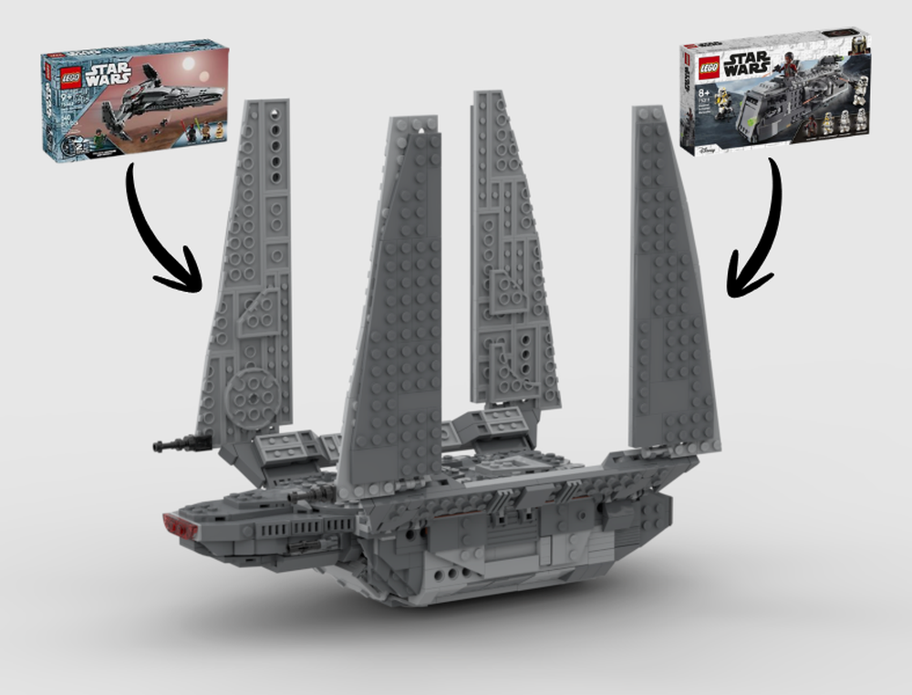 LEGO MOC-272978 Zeta-Class Cargo Shuttle Alternate Build Using Sets ...