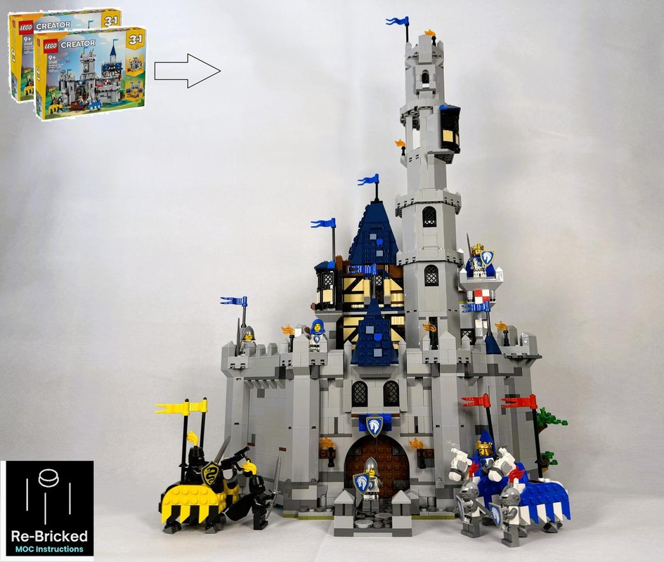 LEGO MOC-273440 Horse Knights Kingdom Castle Alternate build of 2x31168 ...
