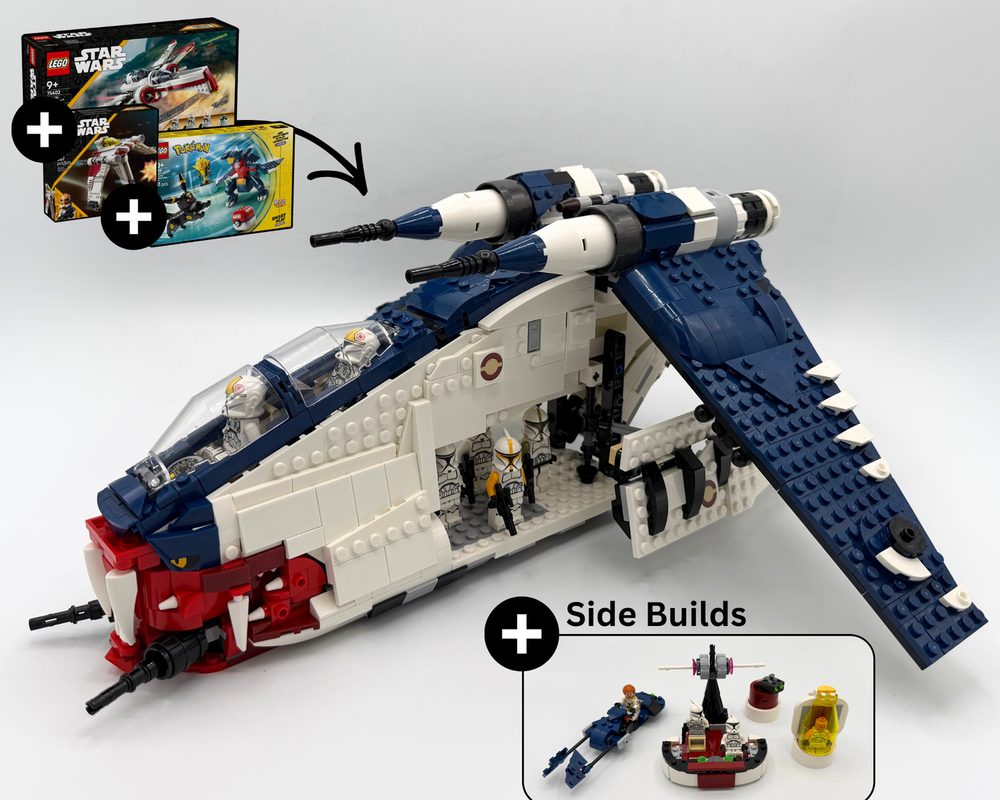 LEGO MOC-273470 Muunilinst 10 LAAT Gunship & Side Builds (75432 +