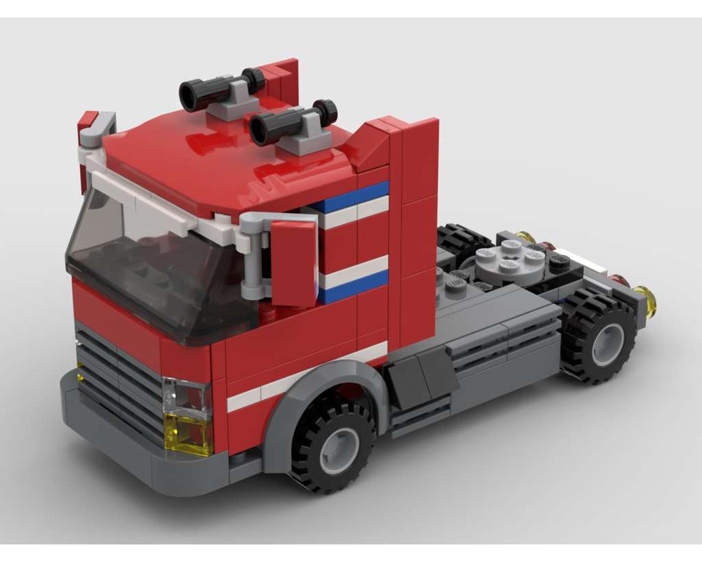 lego red truck
