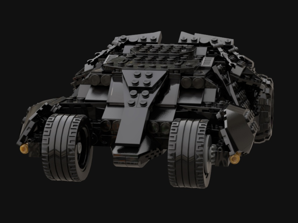 LEGO MOC Dark Knight's Tumbler by KBD Design | Rebrickable - Build with LEGO