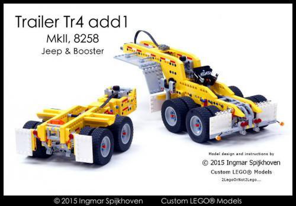 tårn forbrydelse Glad LEGO MOC Trailer Tr4 MkII 8258 Add1 with instructions by Ingmar Spijkhoven  | Rebrickable - Build with LEGO