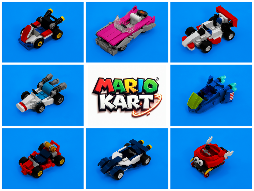 LEGO MOC-275034 Minifig Scale Mario Karts by IBrickedItUp