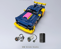 [RC] LEGO Technic 42236 Custom Garage Ford Mustang GT with 1 PF M and 1 Servo motor