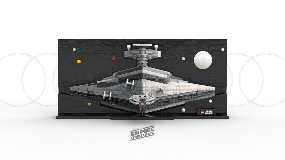 LEGO MOC-275173 Episode V iconic scene 3D poster : 