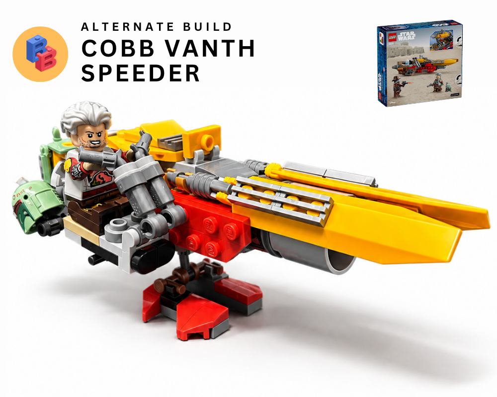 LEGO MOC-275945 Cobb Vanth Speeder 75437 Alternate Build by BinaBricks ...