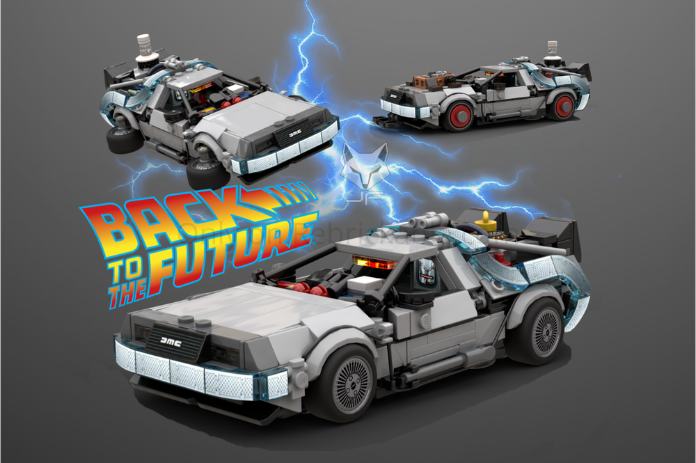 LEGO MOC-276149 DeLorean Time Machine by Jive_Foks | Rebrickable ...