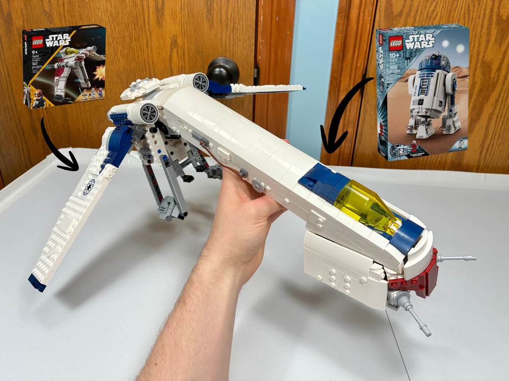 LEGO MOC-276371 Republic Dropship Alternate Build Using Sets 75379