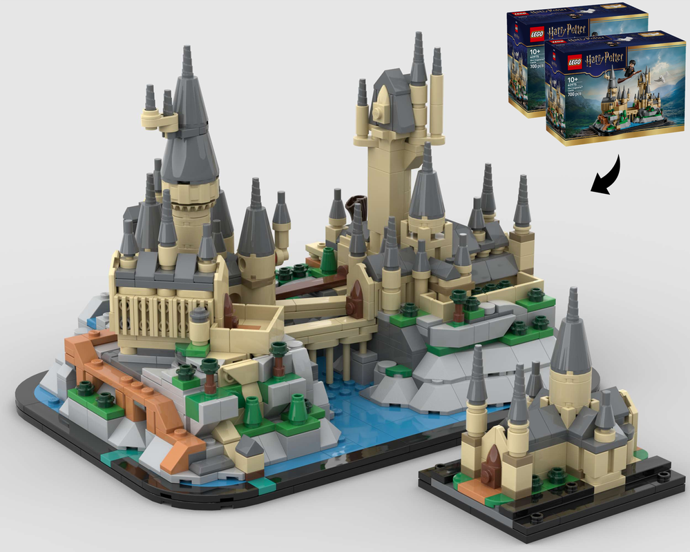 LEGO MOC-276567 Mini Hogwart Castle: Expanded Edition - Alternate Build ...