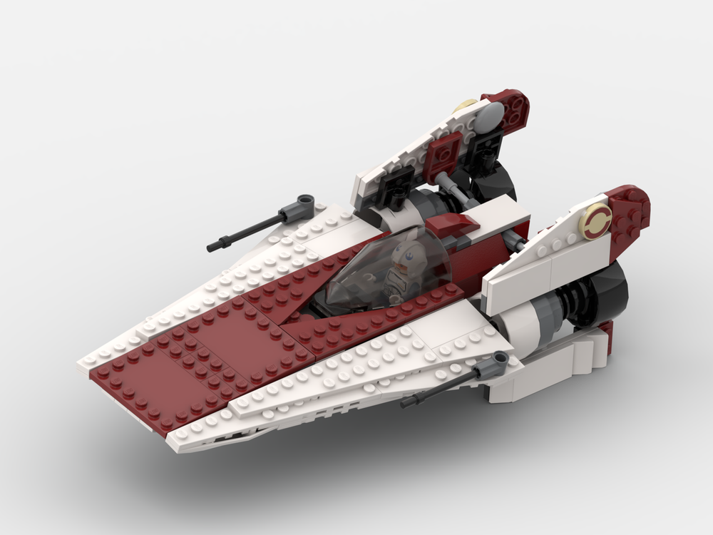 LEGO MOC-276666 8088 A-Wing Starfighter by BrickBash | Rebrickable