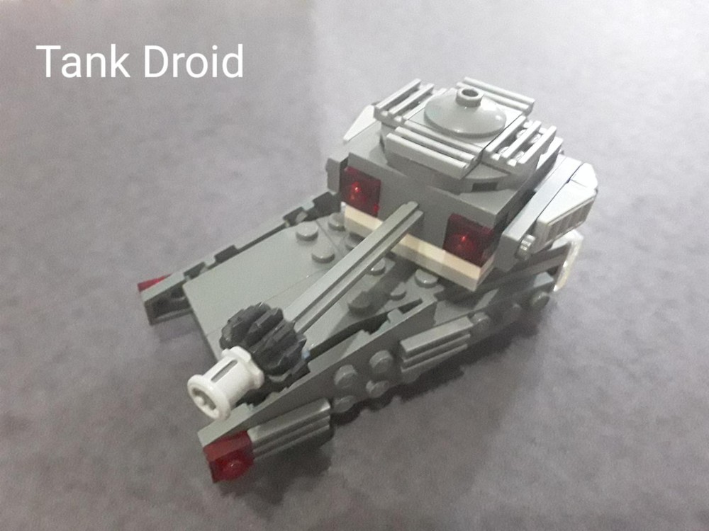 LEGO MOC Tank Droid by Noob Builds Lego | Rebrickable - Build with LEGO