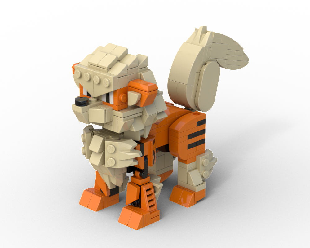 LEGO MOC-277547 Arcanine by dst212 | Rebrickable - Build with LEGO