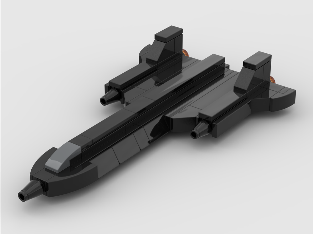 LEGO MOC-277697 Lookheed SR-71 Blackbird microscale by NBR ...
