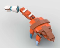 31394 Red plesiosaur