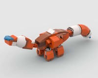 31394 Red diplodocus
