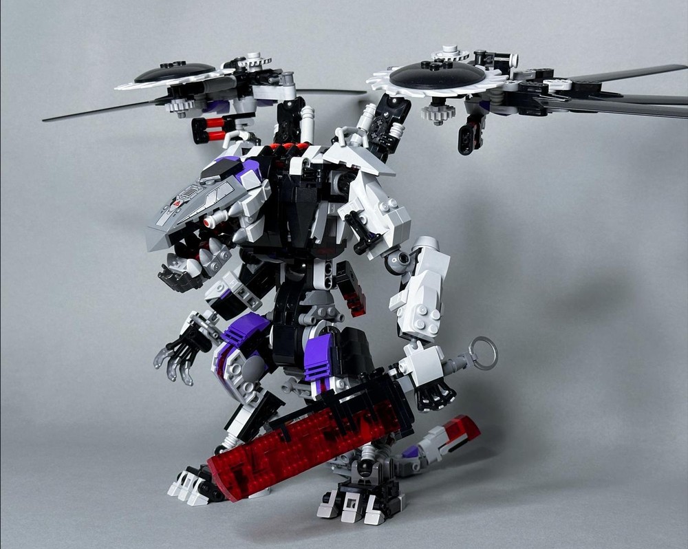 LEGO MOC-277914 Nindroid MechDragon + Base by bobbacatmocs ...