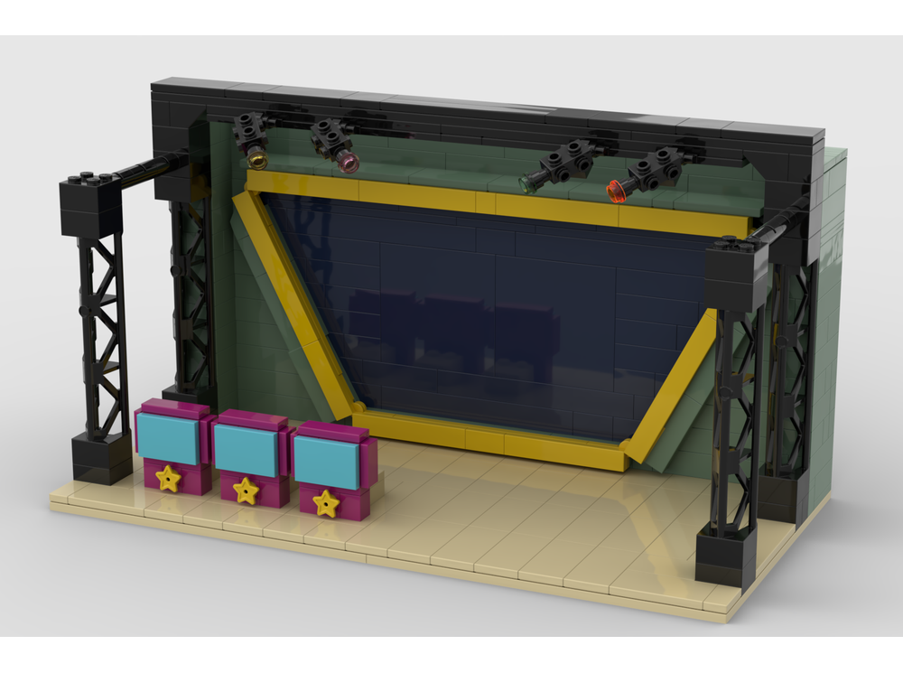 LEGO MOC-278087 Deltarune Tenna's TV Time by Yoshimoleman | Rebrickable ...
