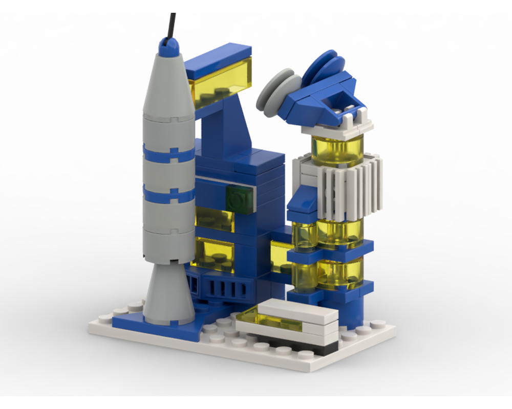 space x rocket lego