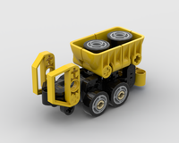 42233-3 Tipper Trailer For 42233-6 Tracked Tractor With Trailer MOC